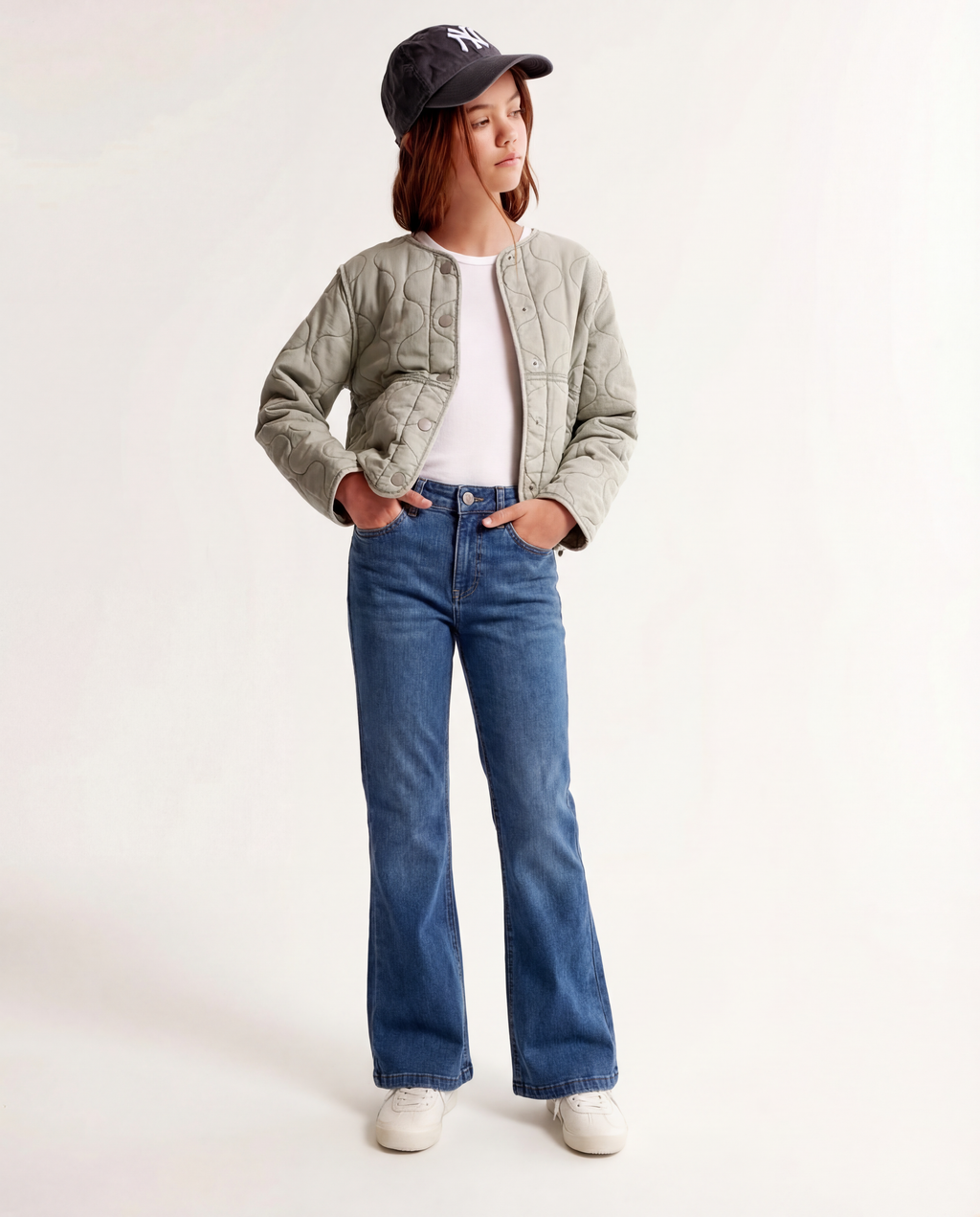 Flare Fit Medium Blue Jeans