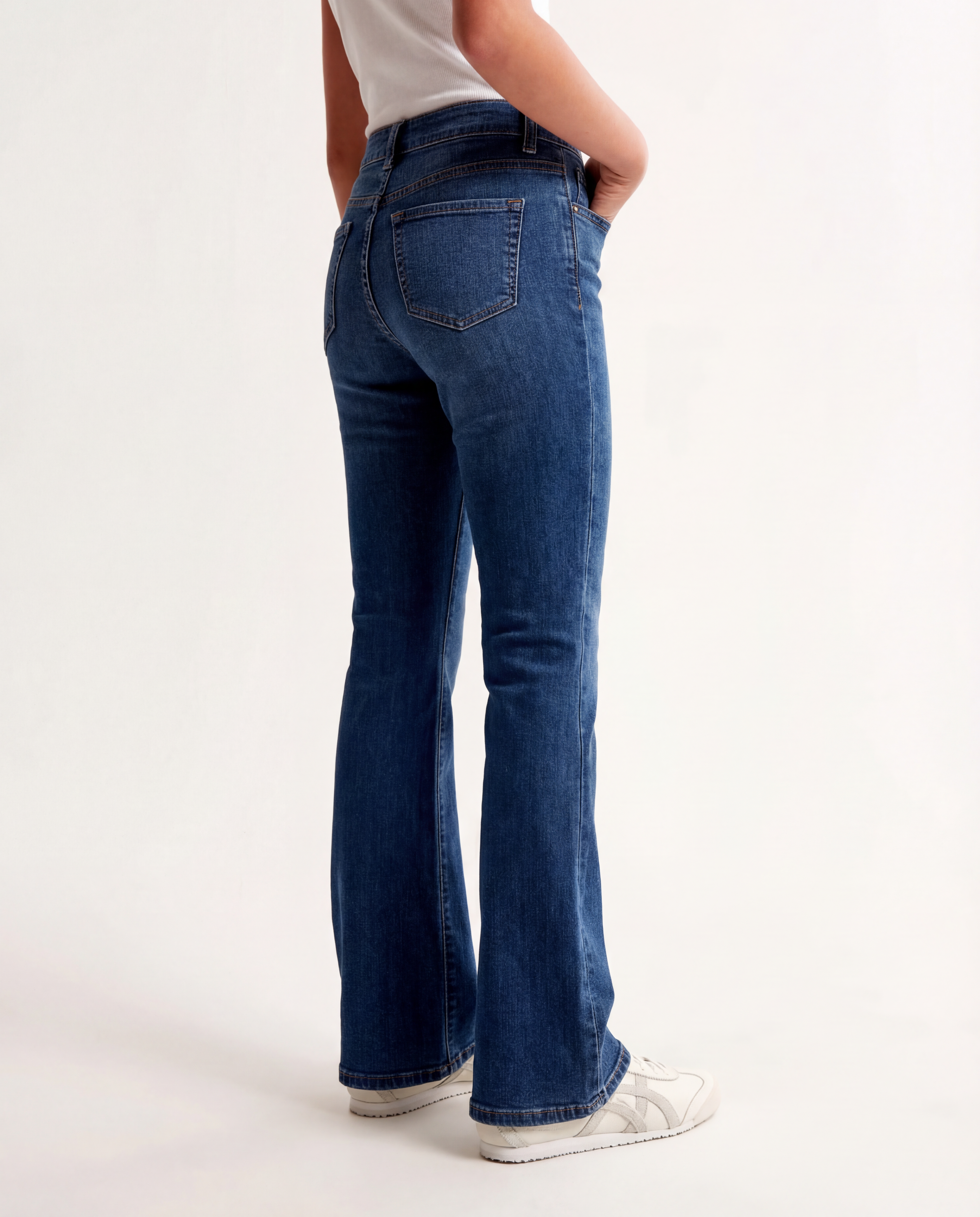 Flare Fit Medium Blue Jeans