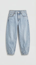 Barrel Fit Light Blue Jeans