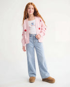 Wide Leg Light Blue Denim Jeans