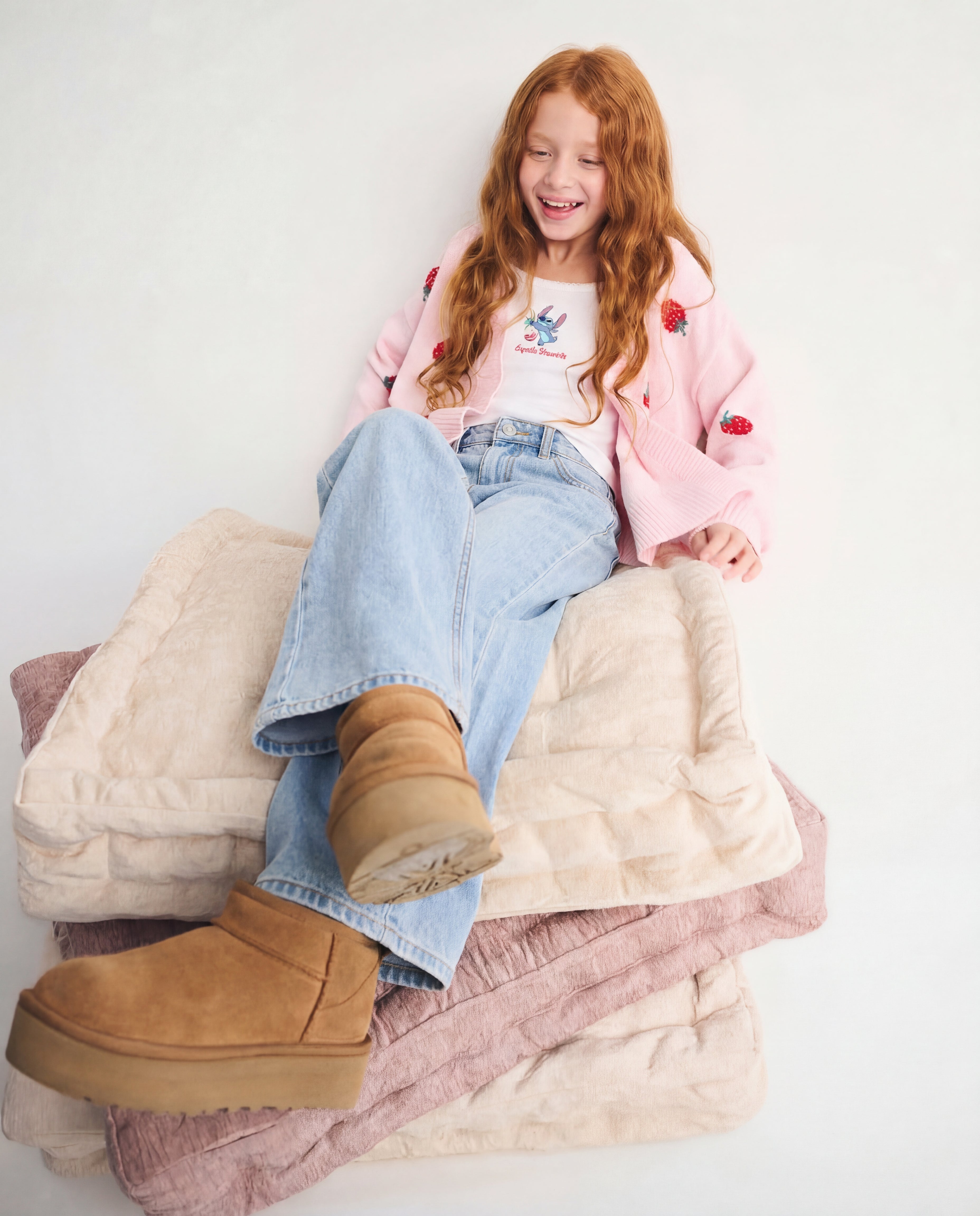 Wide Leg Light Blue Denim Jeans