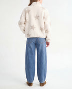 Barrel Fit Medium Blue Jeans