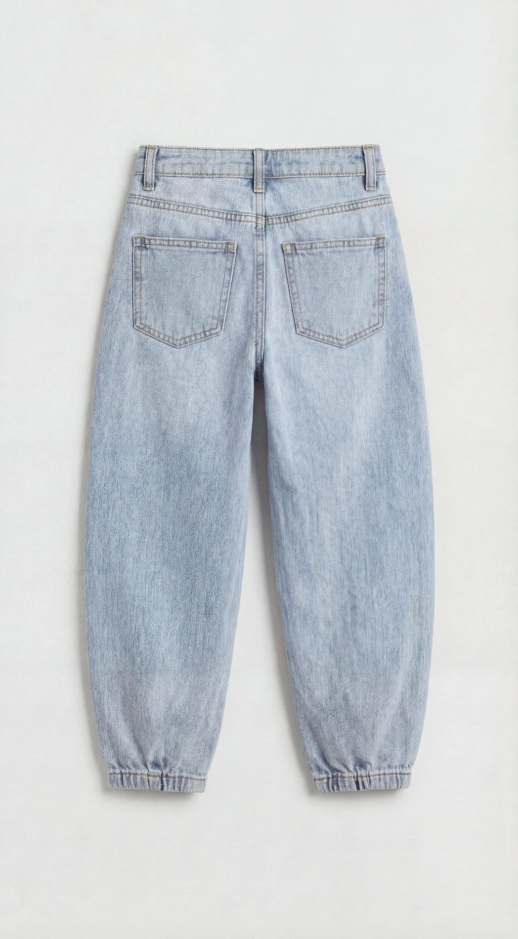 Barrel Fit Light Blue Jeans