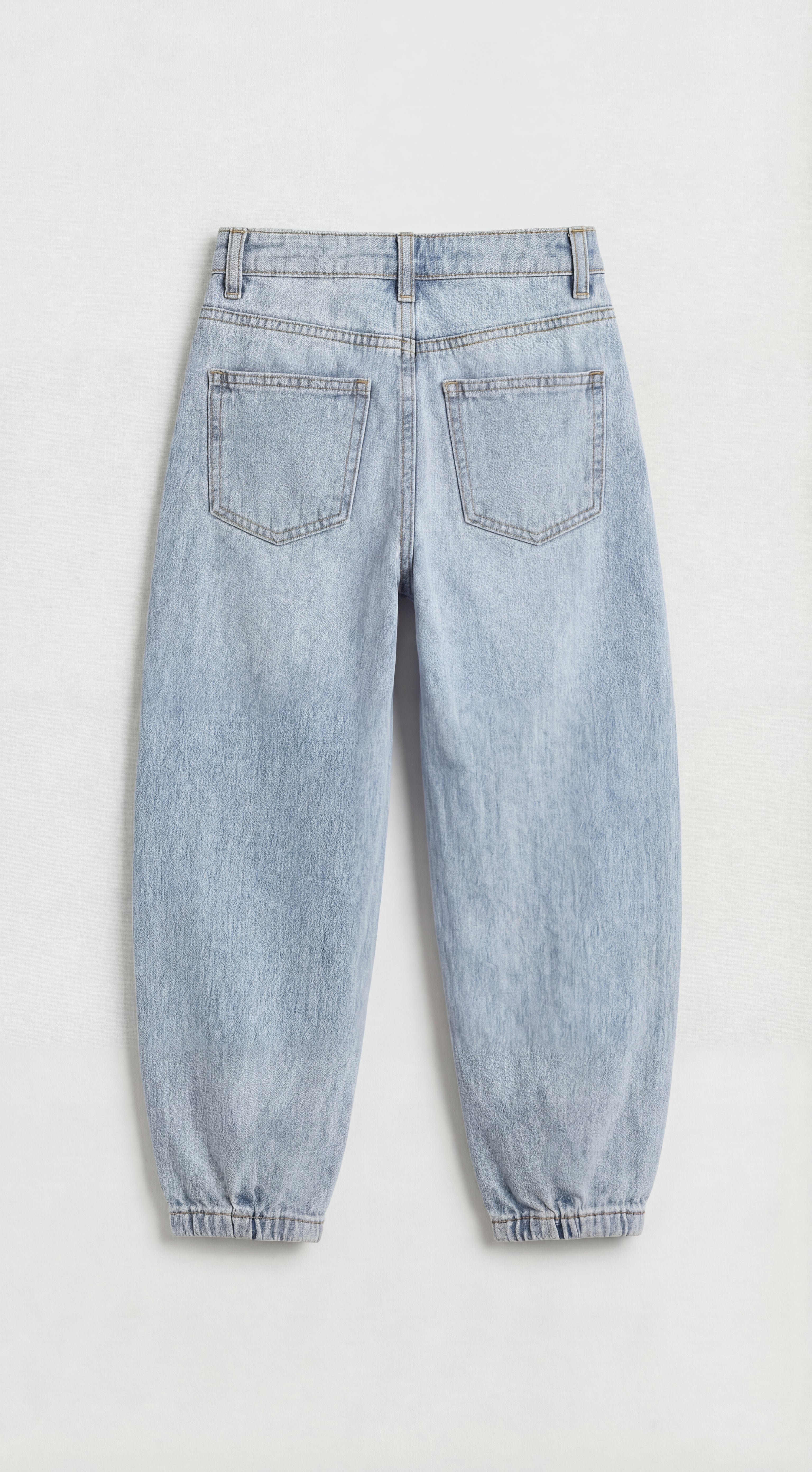 Barrel Fit Light Blue Jeans