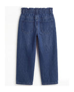 PaperBag Mom Fit Medium Blue Denim Jeans