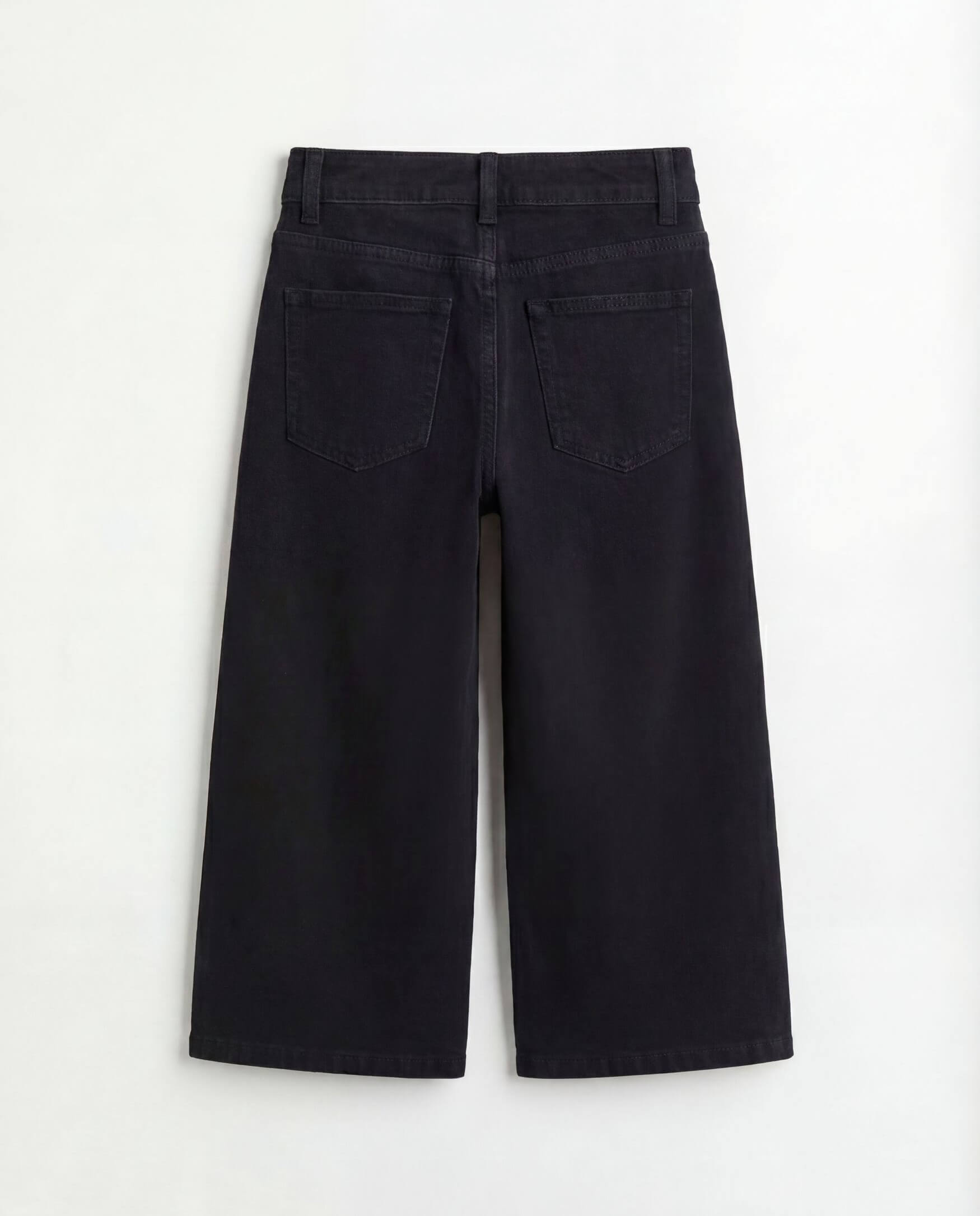 Cullotes Black Denim Jeans