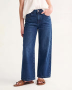 Wide Leg Medium Blue Denim Jeans