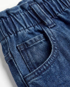 PaperBag Mom Fit Medium Blue Denim Jeans
