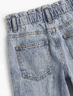 PaperBag Mom Fit Light Blue Denim Jeans