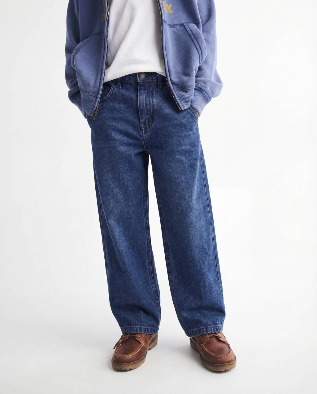 Baggy Fit Medium Blue Denim Jeans