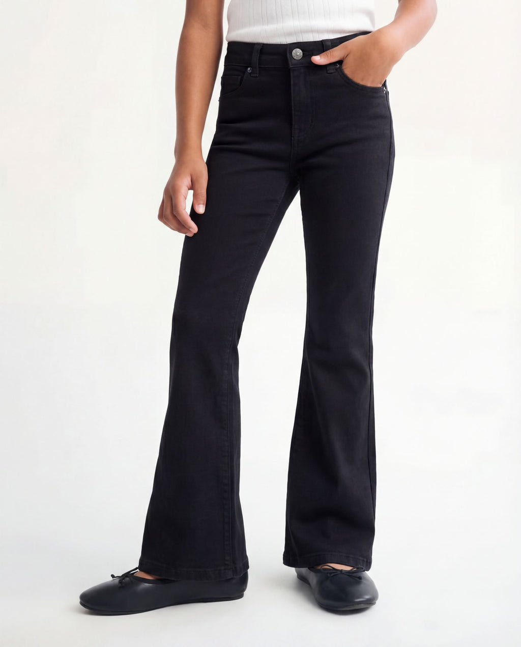 Flare Fit Black Denim Jeans