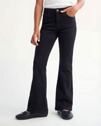 Flare Fit Black Denim Jeans