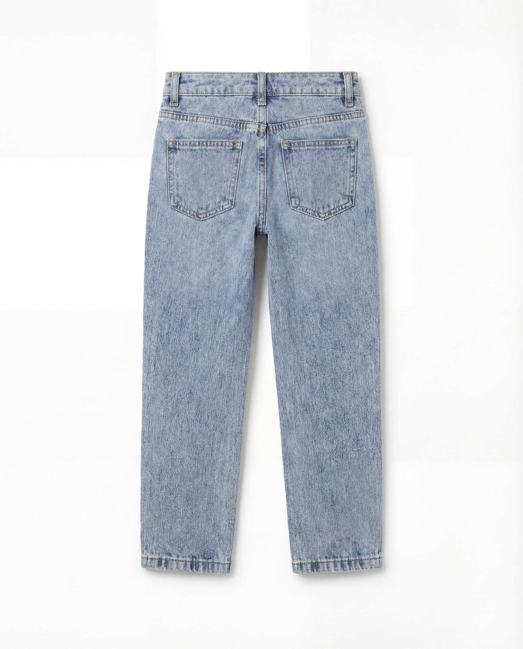 Straight Fit Light Blue Denim Jeans