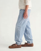Barrel Fit Light Blue Jeans