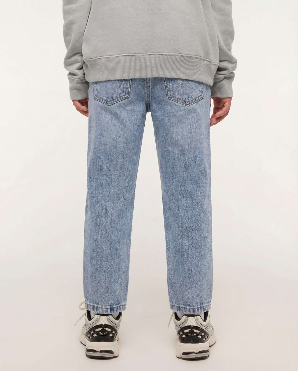 Straight Fit Light Blue Denim Jeans