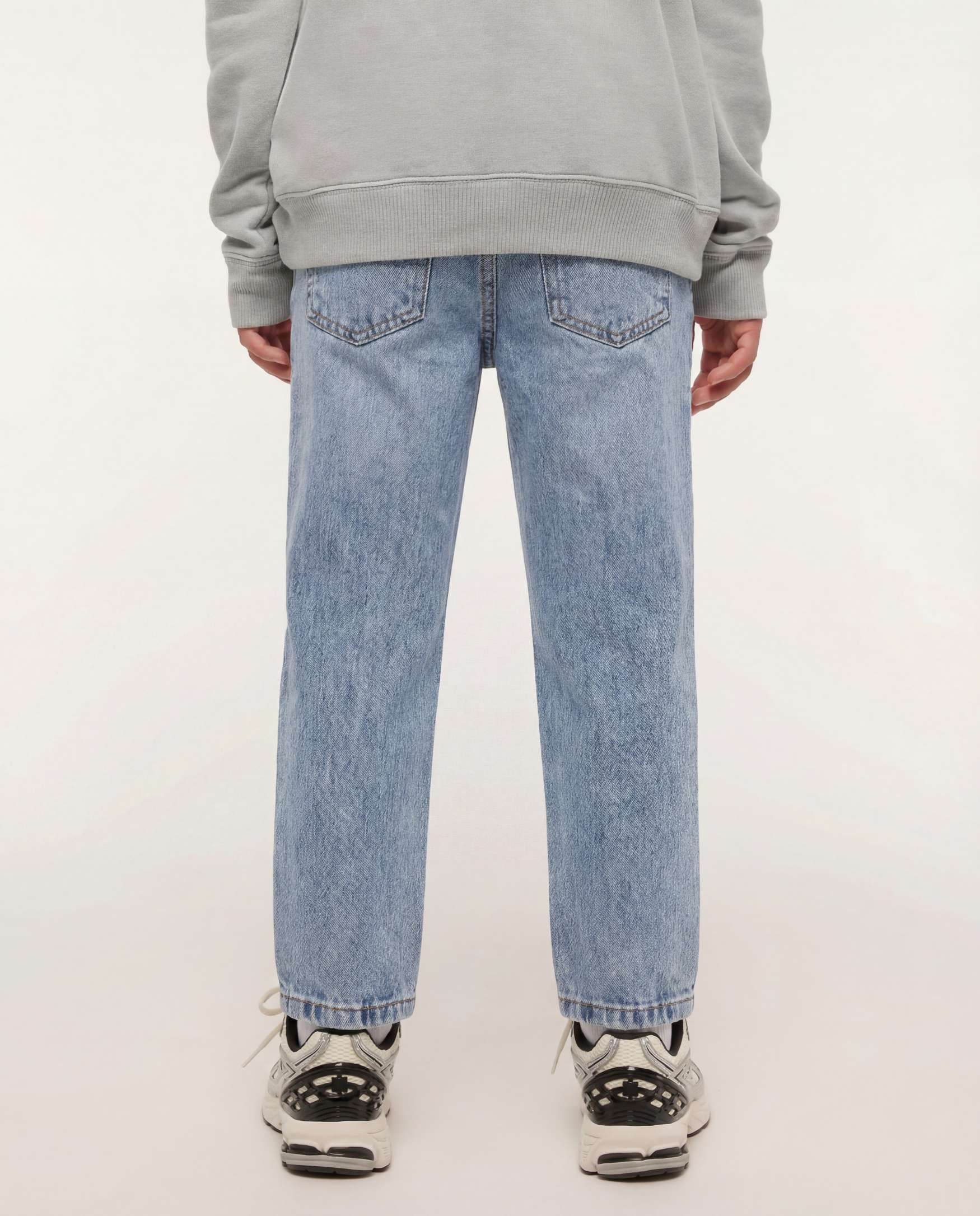 Straight Fit Light Blue Denim Jeans