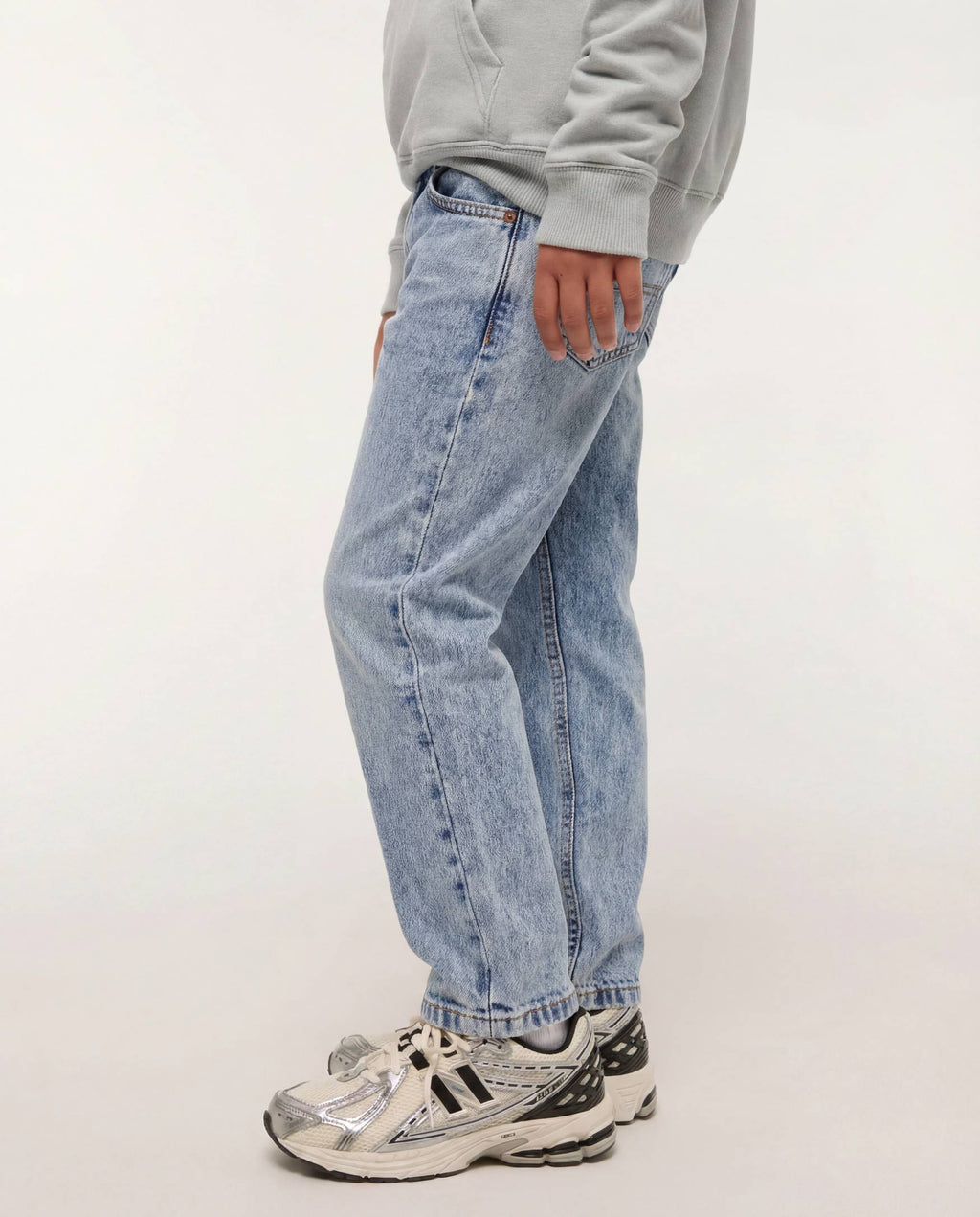 Straight Fit Light Blue Denim Jeans