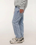 Straight Fit Light Blue Denim Jeans