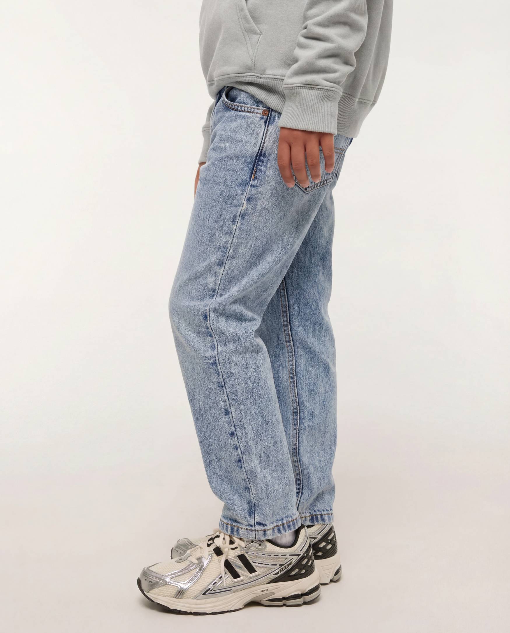 Straight Fit Light Blue Denim Jeans