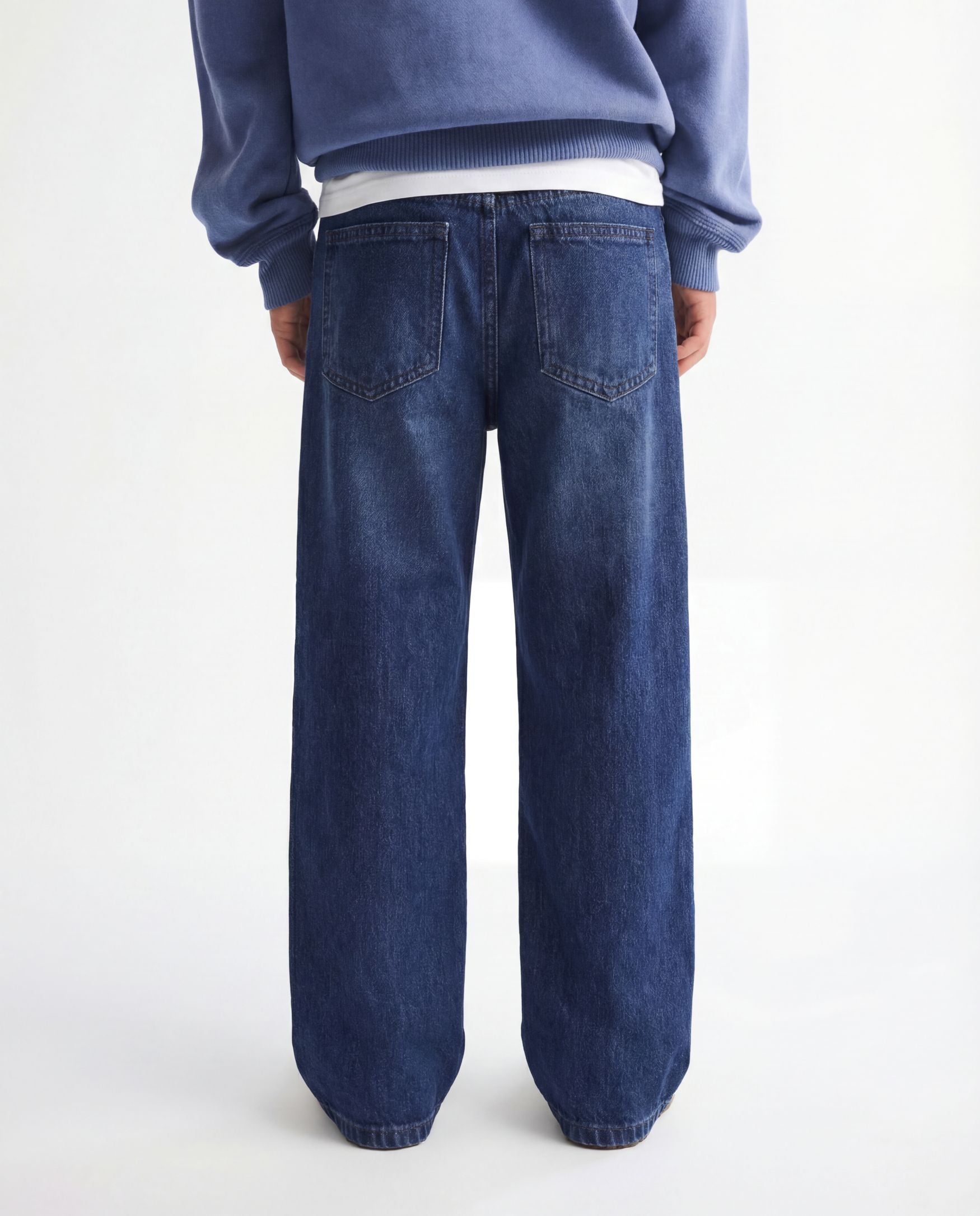 Baggy Fit Medium Blue Denim Jeans