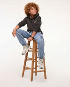 Jogger Fit Light Blue Denim Cargo Pants