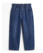 PaperBag Mom Fit Medium Blue Denim Jeans