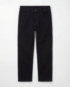 Straight Fit Black Denim Jeans