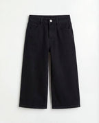 Cullotes Black Denim Jeans