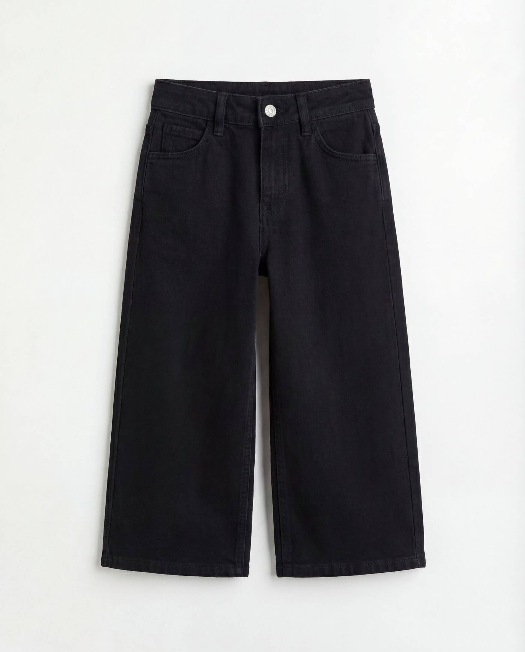 Cullotes Black Denim Jeans